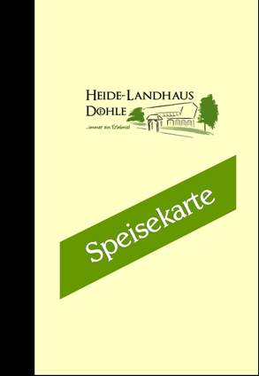 SPeisekarte Heide Landhaus Döhle